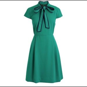J Crew tie-neck dress in 365 crepe